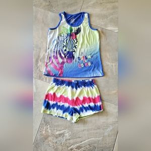 Bundle 5/$30  Girls tank and shorts Pajamas